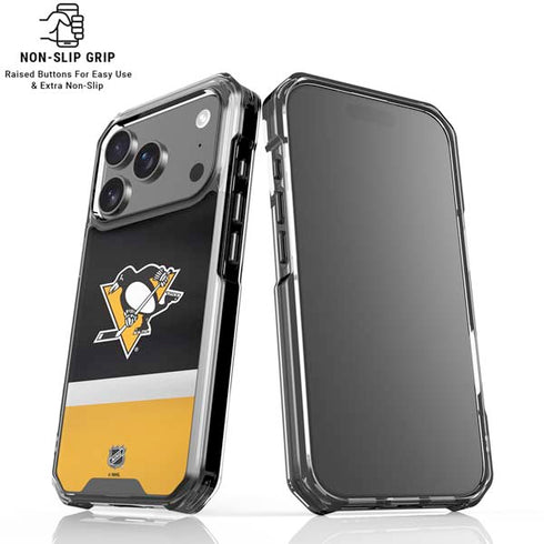 NHL Pittsburgh Penguins Jersey iPhone 17 Pro Clear Case
