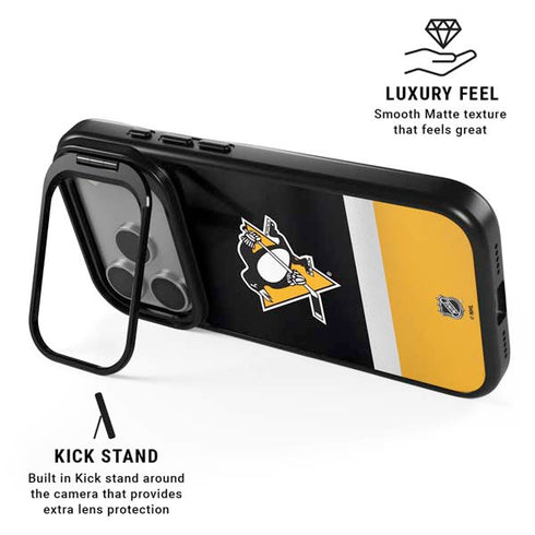 NHL Pittsburgh Penguins Jersey iPhone 17 Pro Max Kickstand Case