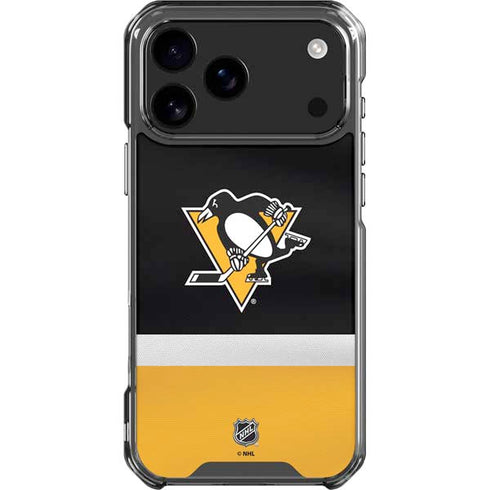 NHL Pittsburgh Penguins Jersey iPhone 18 Pro Max Clear Case
