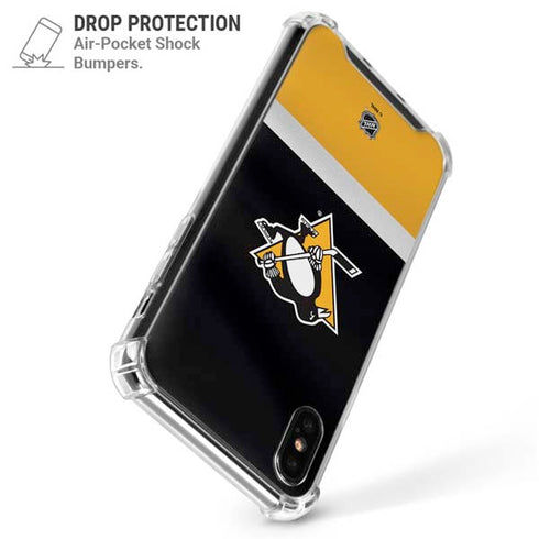 NHL Pittsburgh Penguins Jersey iPhone X/XS Clear Case