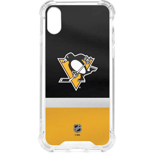 NHL Pittsburgh Penguins Jersey iPhone XS Clear Case