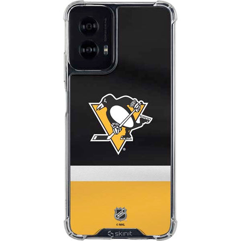 NHL Pittsburgh Penguins Jersey Moto G Power 5G (2024) Clear Case