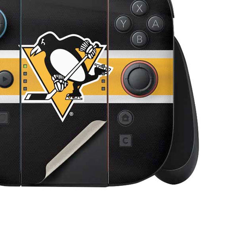 NHL Pittsburgh Penguins Jersey Nintendo Switch 2 (2025) Joy-Con Controller Skin