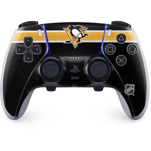 NHL Pittsburgh Penguins Jersey PS5 DualSense Edge Pro Controller Skin