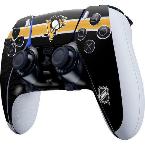 NHL Pittsburgh Penguins Jersey PS5 DualSense Edge Pro Controller Skin