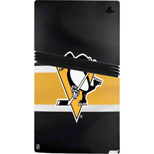 NHL Pittsburgh Penguins Jersey PS5 Pro Console Skin