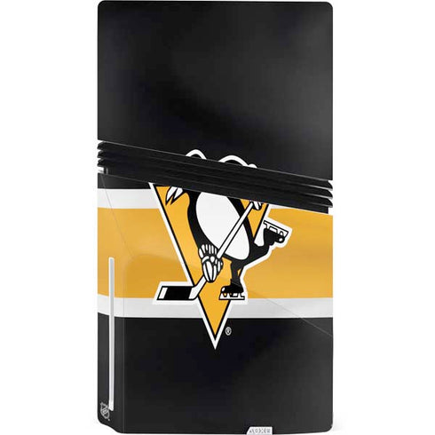 NHL Pittsburgh Penguins Jersey PS5 Pro Disk Console Skin