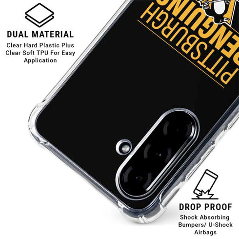 NHL Pittsburgh Penguins Lineup Galaxy A36 5G Clear Case