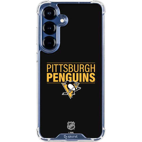 NHL Pittsburgh Penguins Lineup Galaxy S25 Clear Case