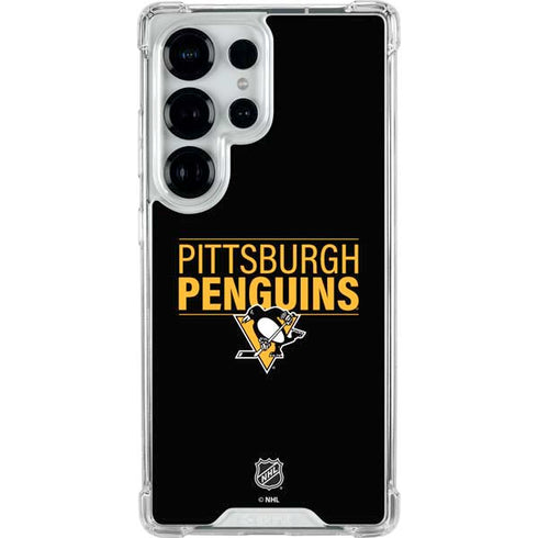 NHL Pittsburgh Penguins Lineup Galaxy S25 Ultra Clear Case