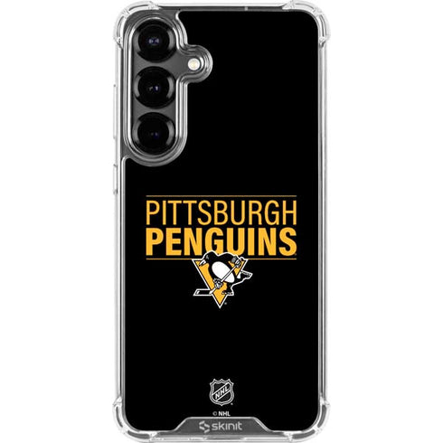 NHL Pittsburgh Penguins Lineup Galaxy S26 Clear Case