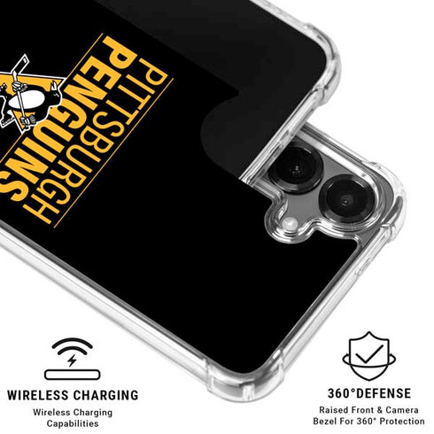 NHL Pittsburgh Penguins Lineup Galaxy S26 Plus Clear Case