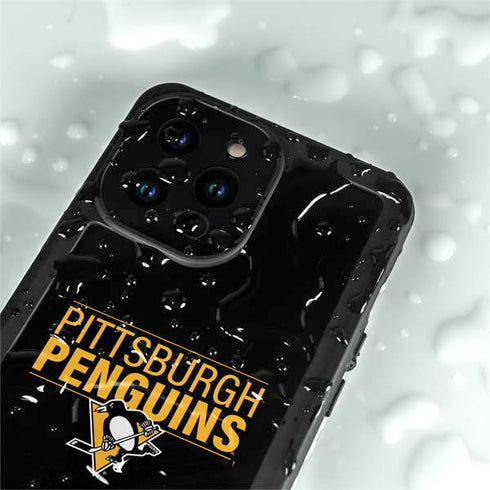 NHL Pittsburgh Penguins Lineup iPhone 15 Pro Waterproof Case