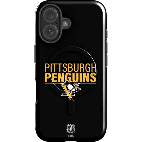 NHL Pittsburgh Penguins Lineup iPhone 16 Magsafe Impact Case