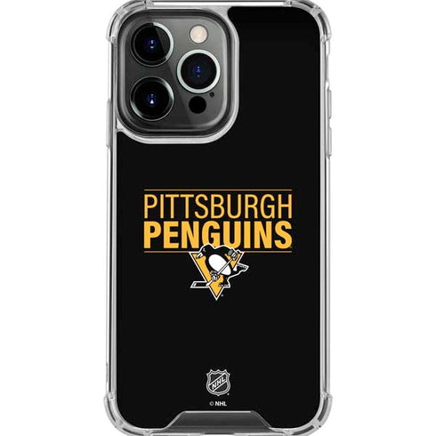 NHL Pittsburgh Penguins Lineup iPhone 16 Pro Max Clear Case