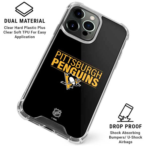 NHL Pittsburgh Penguins Lineup iPhone 16 Pro Max Clear Case