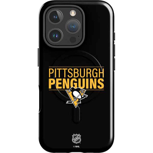 NHL Pittsburgh Penguins Lineup iPhone 16 Pro Max Magsafe Impact Case