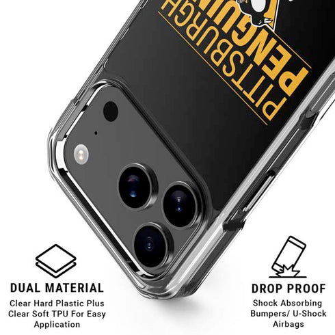 NHL Pittsburgh Penguins Lineup iPhone 18 Pro Clear Case