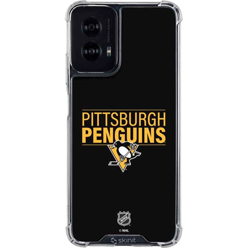 NHL Pittsburgh Penguins Lineup Moto G Power 5G (2024) Clear Case