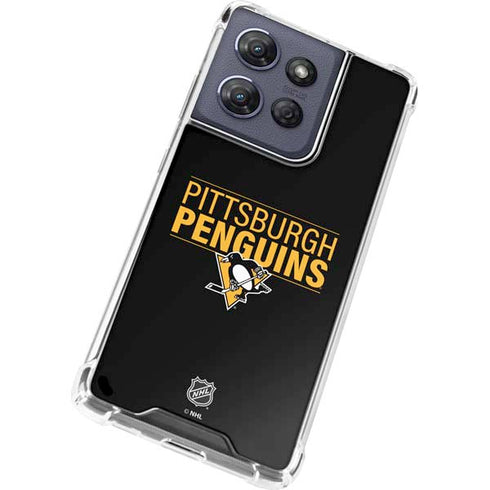NHL Pittsburgh Penguins Lineup Moto G Power 5G (2025) Clear Case