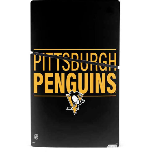 NHL Pittsburgh Penguins Lineup PS5 Slim Digital Edition Console Skin