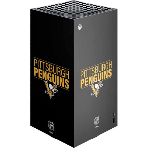 NHL Pittsburgh Penguins Lineup XBox Series X Digital Edition Console Skin