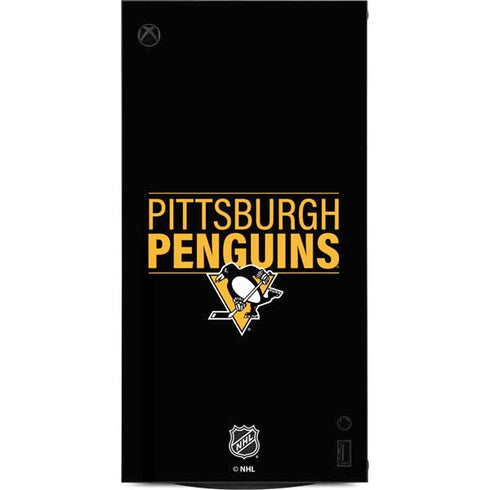 NHL Pittsburgh Penguins Lineup XBox Series X Digital Edition Console Skin