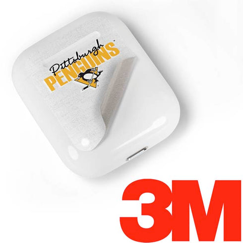 NHL Pittsburgh Penguins Script Apple AirPods Skin