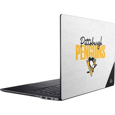 NHL Pittsburgh Penguins Script Ativ Book 9 (15.6in 2014) Skin
