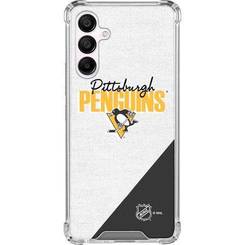 NHL Pittsburgh Penguins Script Galaxy A16 5G Clear Case