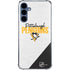 NHL Pittsburgh Penguins Script Galaxy A35 5G Clear Case