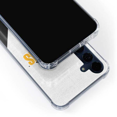 NHL Pittsburgh Penguins Script Galaxy A35 5G Clear Case
