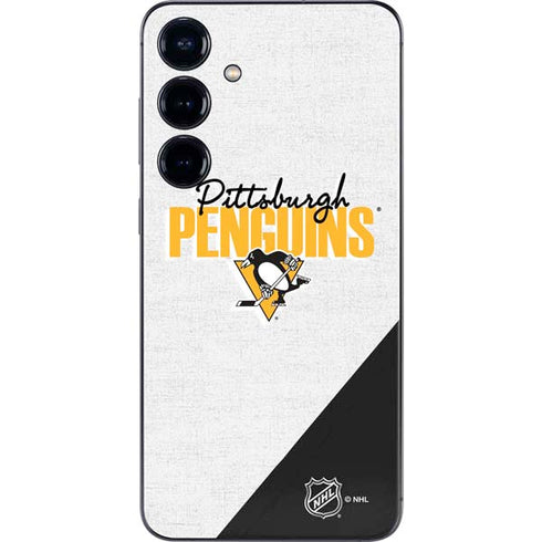 NHL Pittsburgh Penguins Script Galaxy S25 Plus Skin
