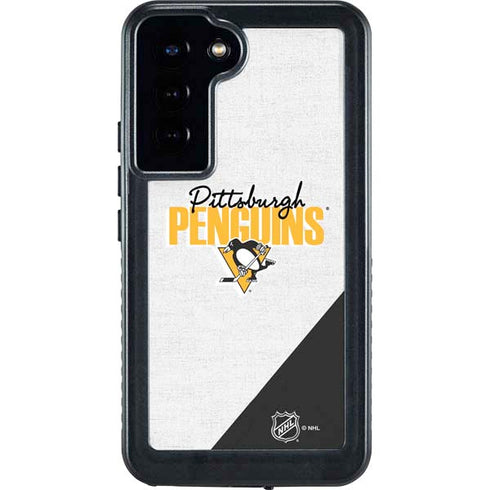 NHL Pittsburgh Penguins Script Galaxy S24 Plus Waterproof Case