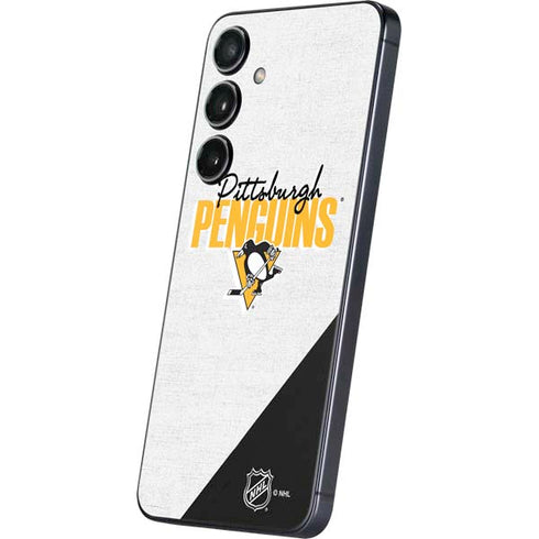 NHL Pittsburgh Penguins Script Galaxy S25 Skin
