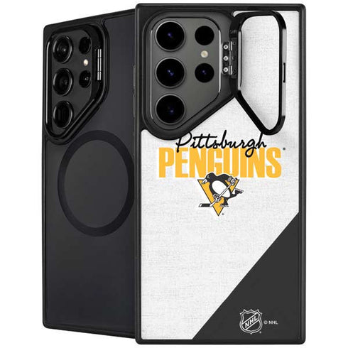 NHL Pittsburgh Penguins Script Galaxy S24 Ultra Kickstand Case