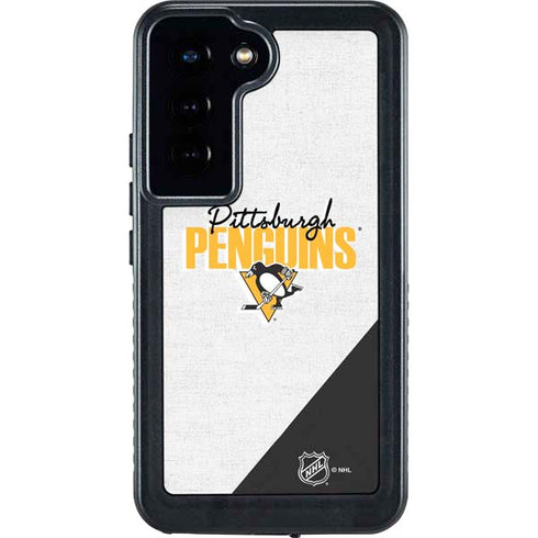 NHL Pittsburgh Penguins Script Galaxy S24 Waterproof Case