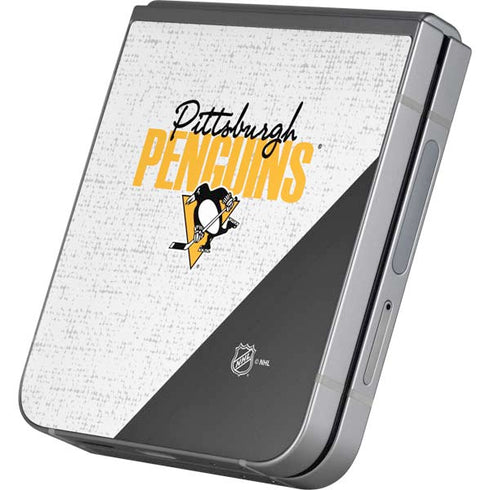 NHL Pittsburgh Penguins Script Galaxy Z Flip6 Skin