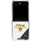 NHL Pittsburgh Penguins Script Galaxy Z Flip6 Clear Case