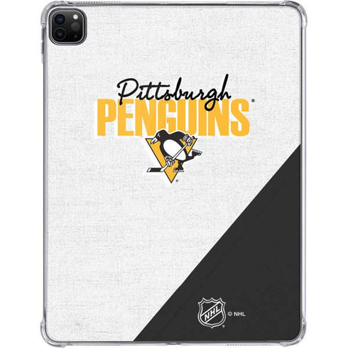 NHL Pittsburgh Penguins Script iPad Pro 11in (2024) Clear Case