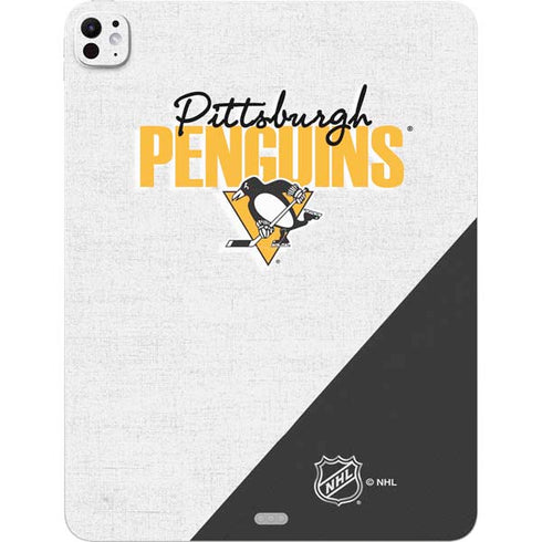 NHL Pittsburgh Penguins Script iPad Pro 13in M4 (2024) Skin