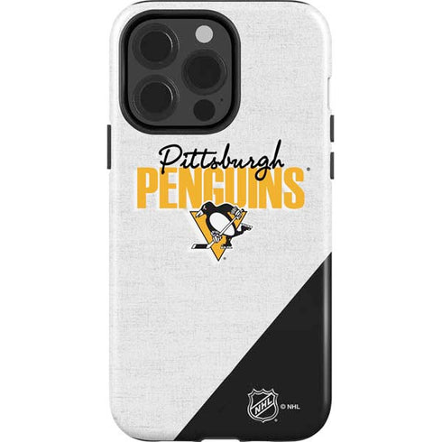 NHL Pittsburgh Penguins Script iPhone 15 Pro Impact Case