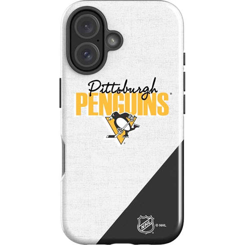 NHL Pittsburgh Penguins Script iPhone 16 Plus Impact Case