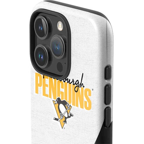 NHL Pittsburgh Penguins Script iPhone 16 Pro Impact Case