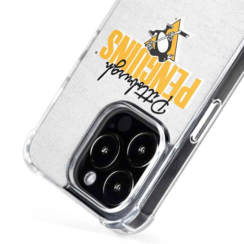 NHL Pittsburgh Penguins Script iPhone 16 Pro MagSafe Case