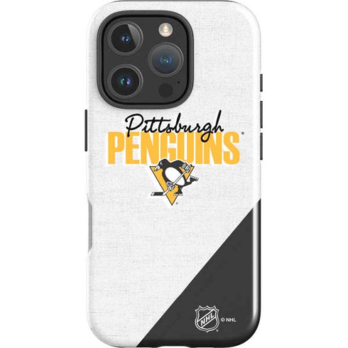 NHL Pittsburgh Penguins Script iPhone 16 Pro Max Impact Case