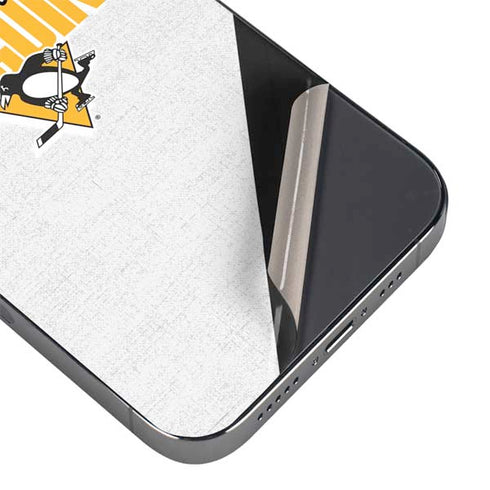 NHL Pittsburgh Penguins Script iPhone 16 Pro Max Skin