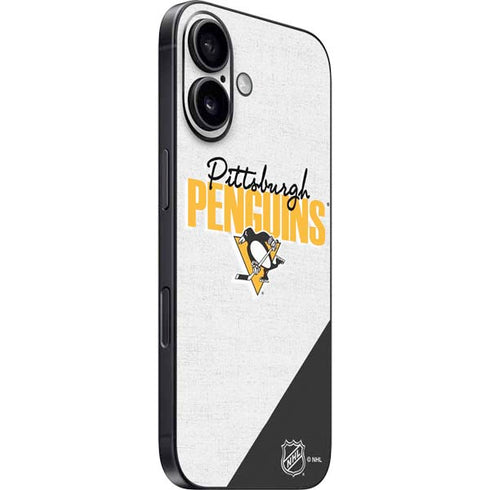 NHL Pittsburgh Penguins Script iPhone 16 Skin