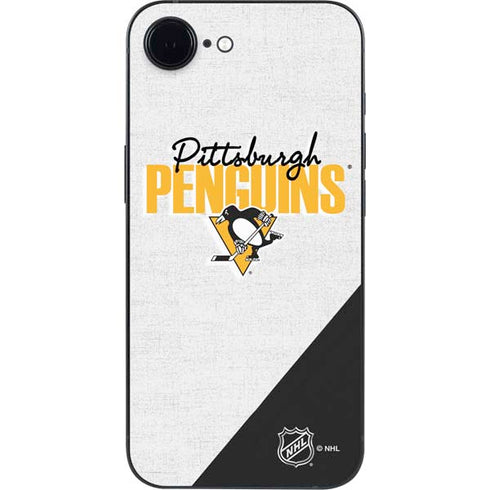 NHL Pittsburgh Penguins Script iPhone 16e Skin