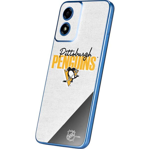 NHL Pittsburgh Penguins Script Moto G Play 4G (2024) Skin